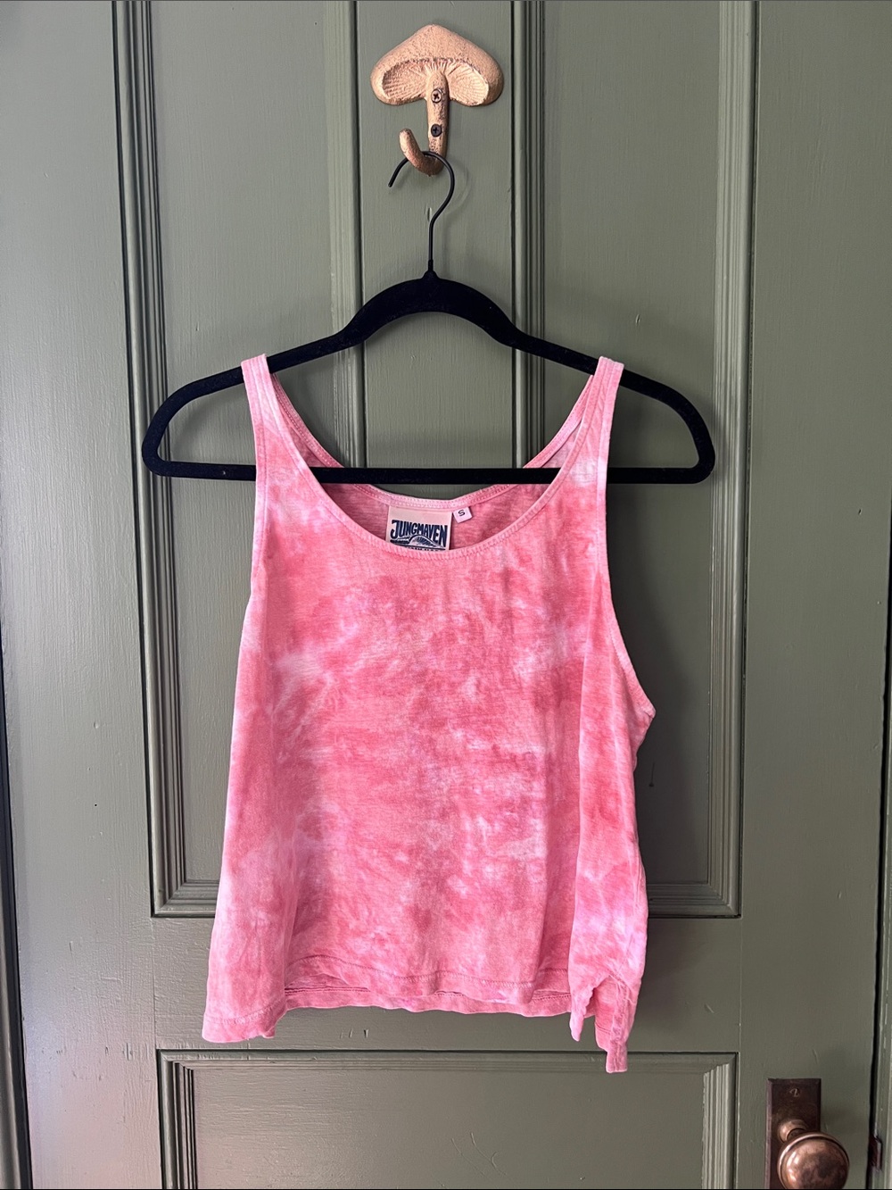 Jungmaven Red Tie-Dye Tank Top